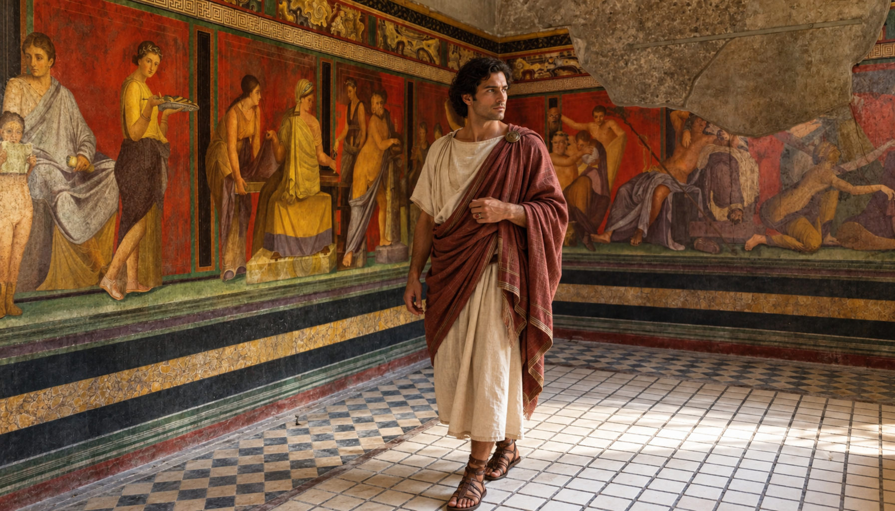 Pompeii Man of the Villa of the Mysteries