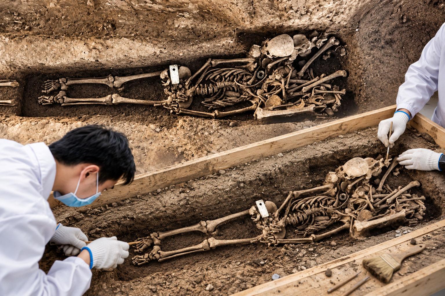 Ancient DNA reveals family ties, ancestry, sex, and bone disease in degraded Song Dynasty remains